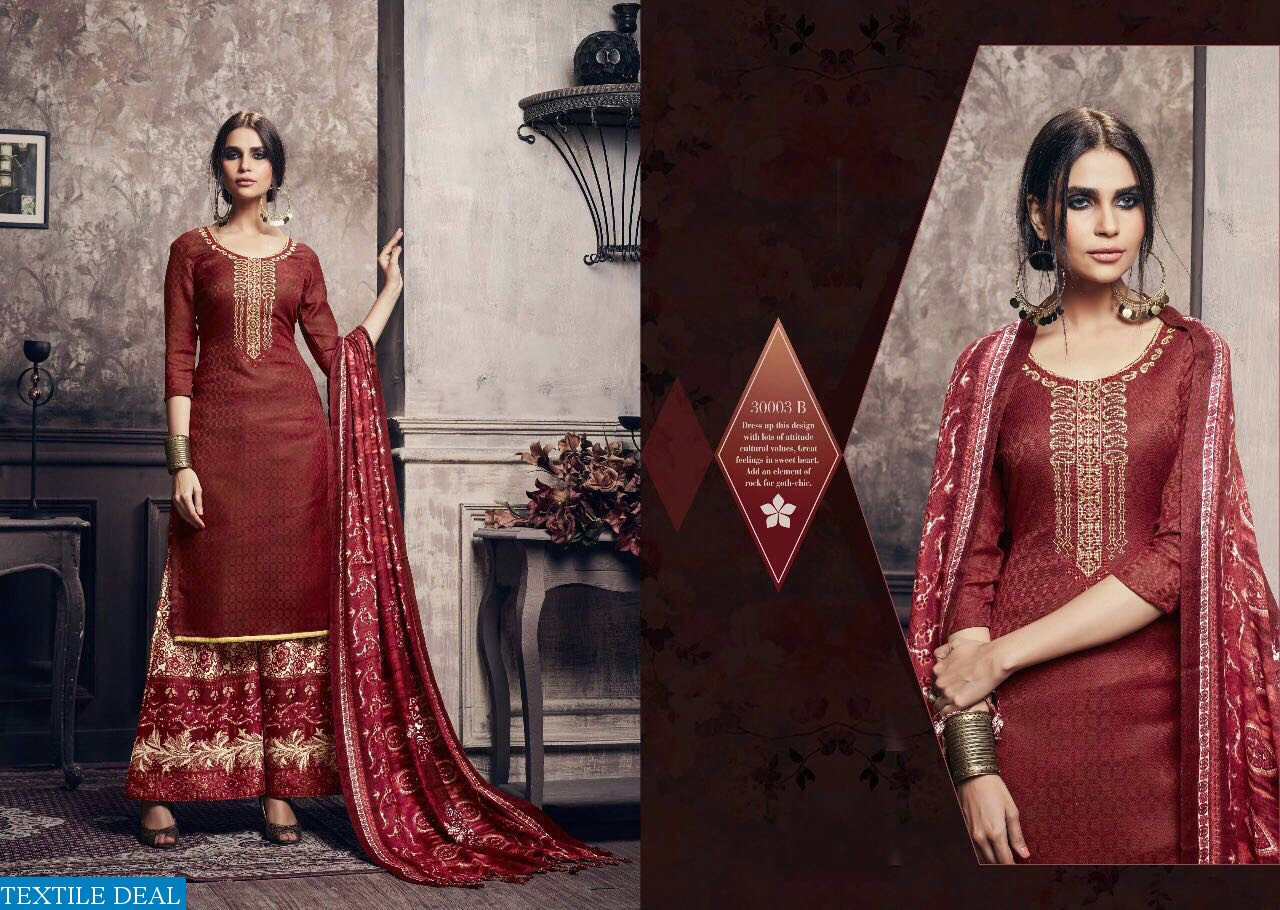 Sargam aarzu vol-7 Wholesale Winter special dress material